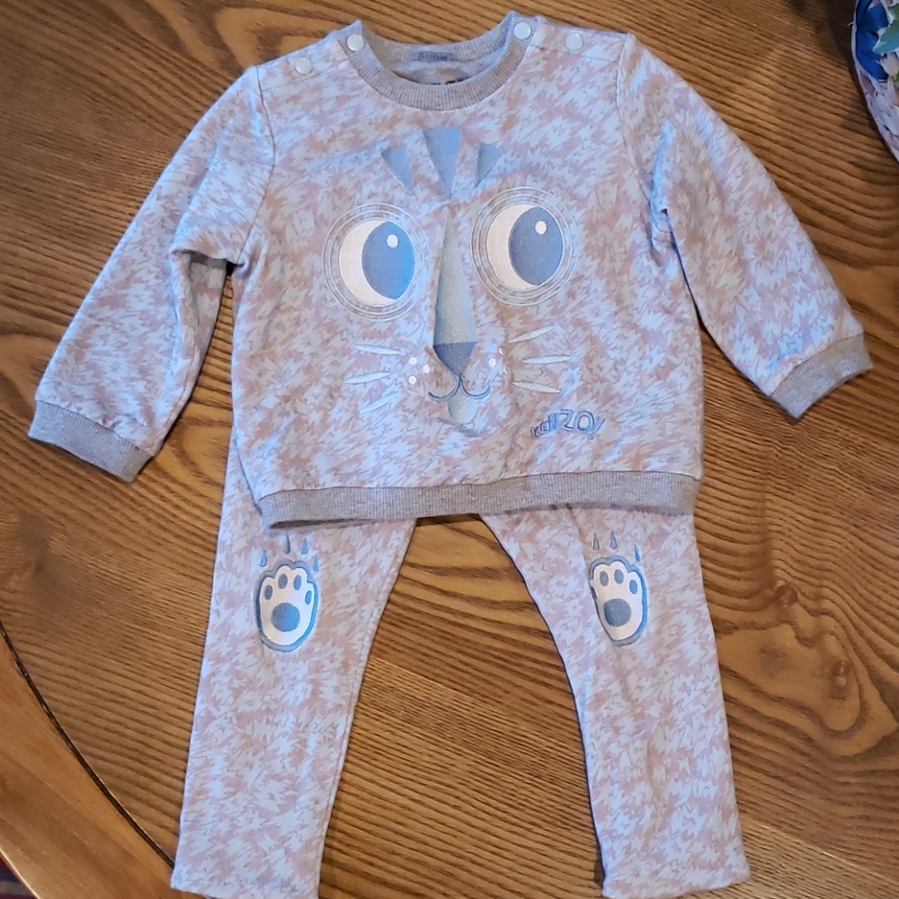 Boy's Kenzo Embroidered Sweatshirt & Sweatpants